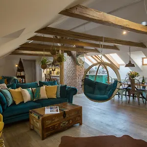 Gigantic Boho Chic 3 Bedroom 3 Bathroom Loft With Hanging Chair Apartment Prague